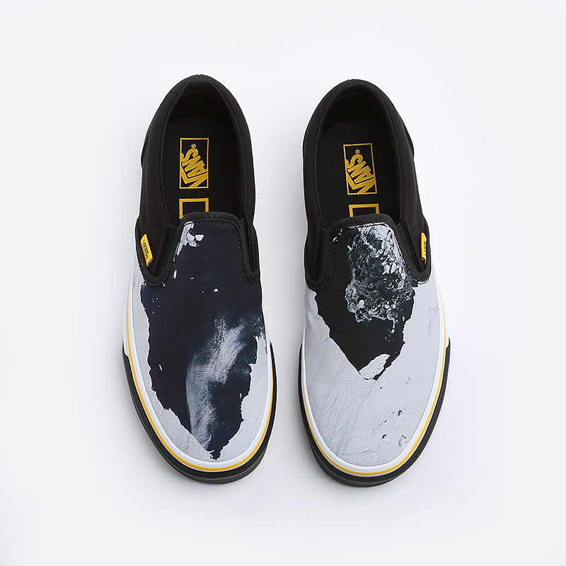 мужские черные кеды Vans Classic Slip-On National Geographic VA4U38WT3M - цена, описание, фото 3